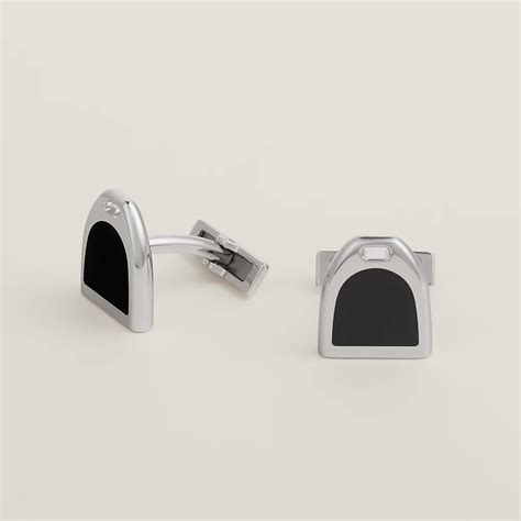 hermes etrier cufflinks|hermes cufflinks for men.